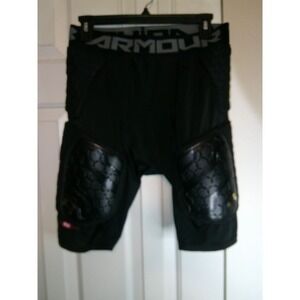 Under Armour Padded Football Compression Shorts Protective Gear Mens‎
